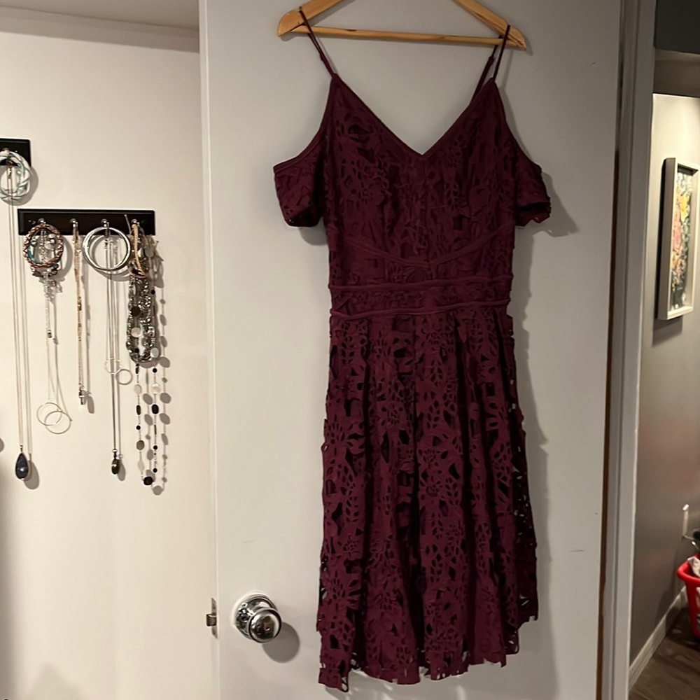 BNWT VENUS wine colored dress Women’s 8 NEVER WORN! Tags still on